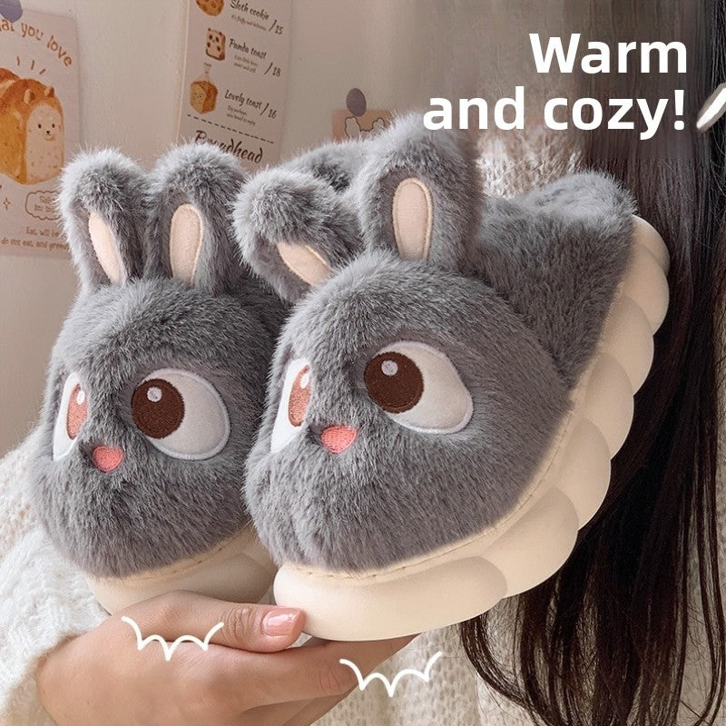 Plush slippers