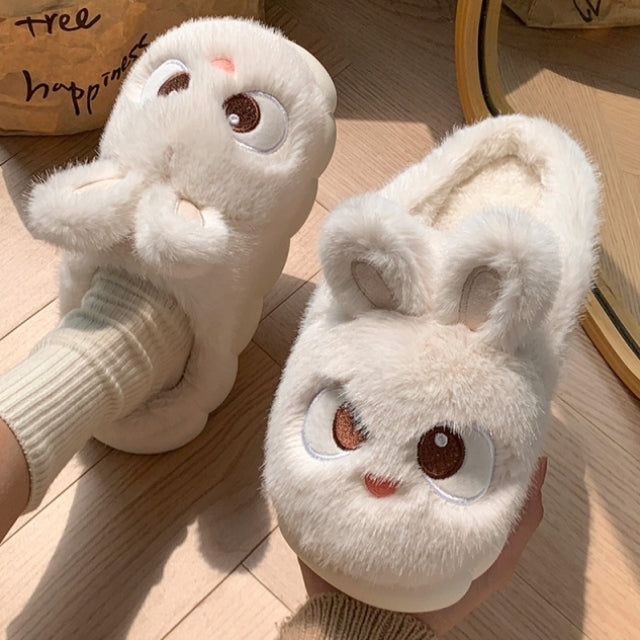 Plush slippers