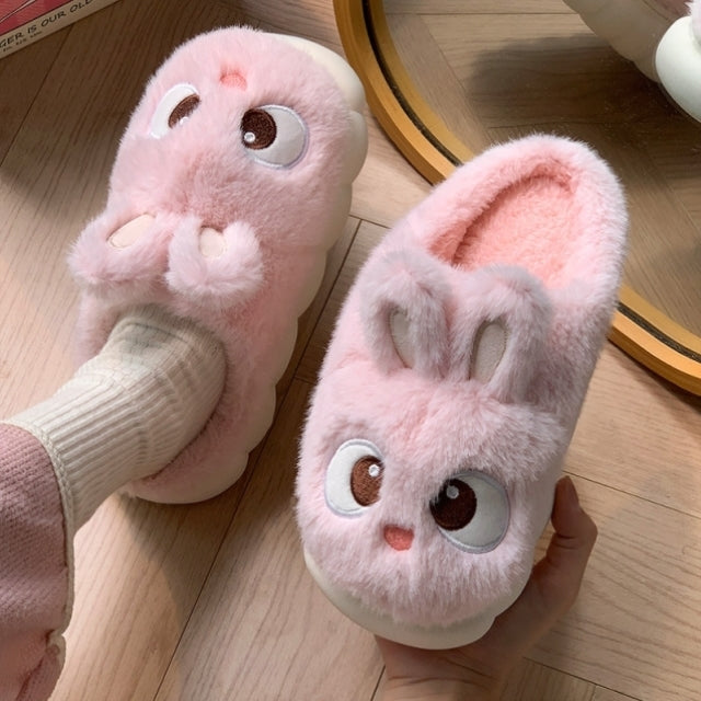 Plush slippers